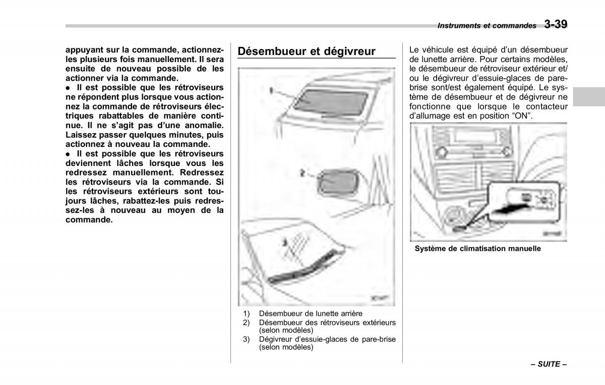 Subaru Forester II 2 manuel du proprietaire / page 165