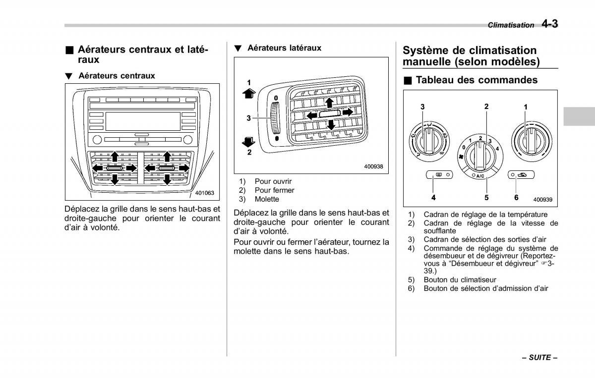 Subaru Forester II 2 manuel du proprietaire / page 171