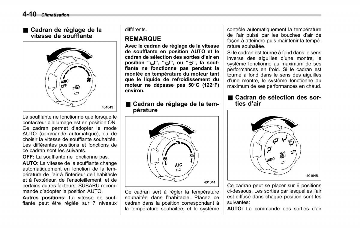 Subaru Forester II 2 manuel du proprietaire / page 178