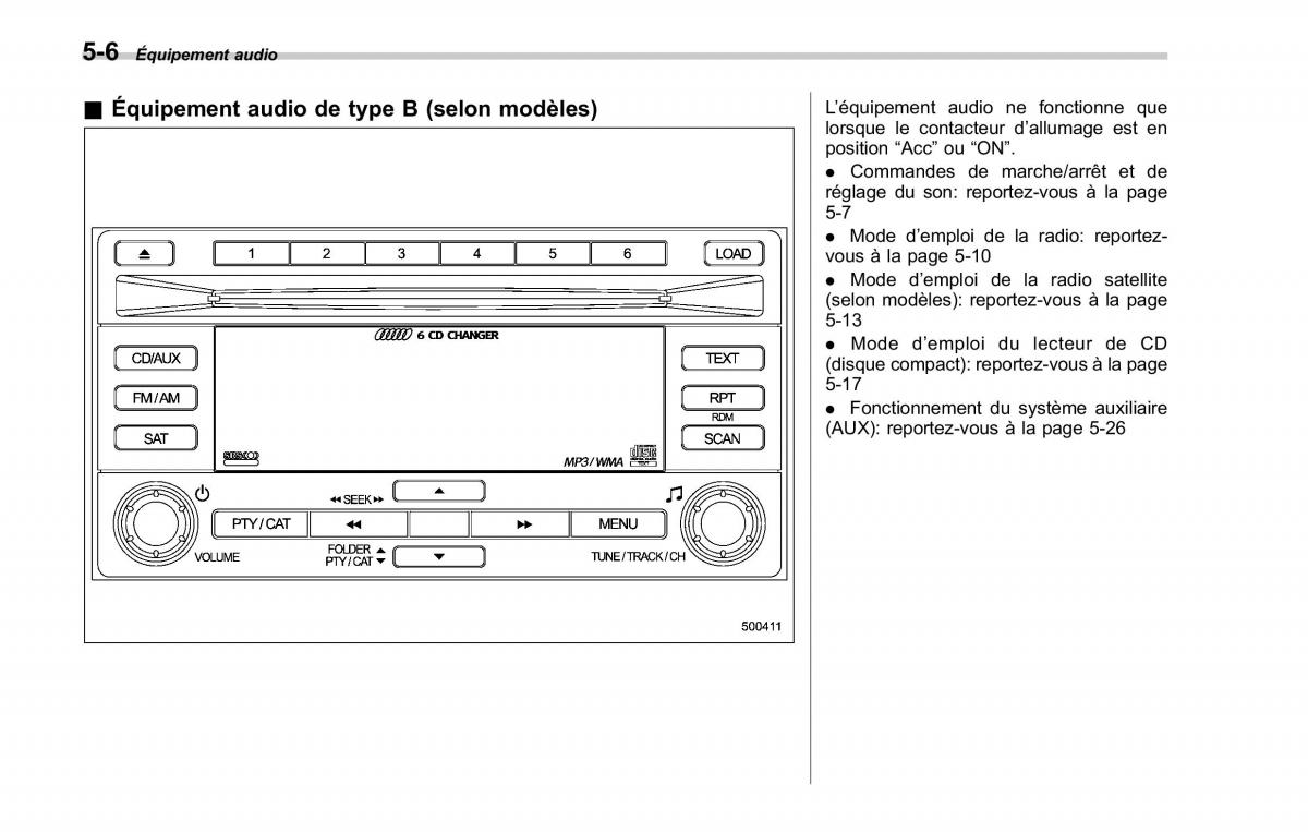 Subaru Forester II 2 manuel du proprietaire / page 190