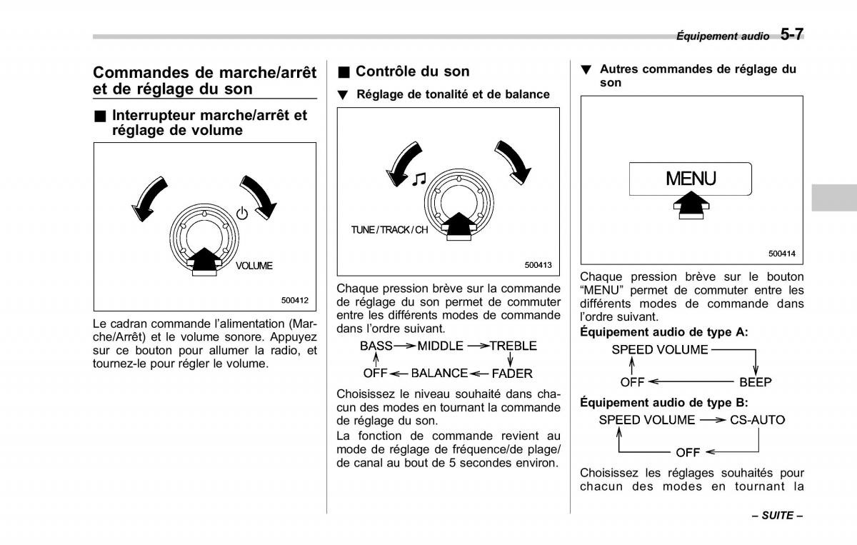 Subaru Forester II 2 manuel du proprietaire / page 191