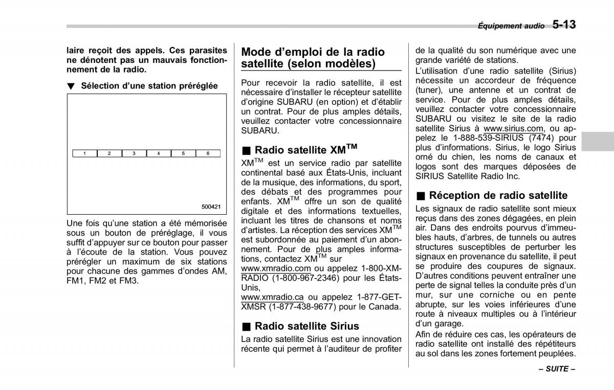 Subaru Forester II 2 manuel du proprietaire / page 197