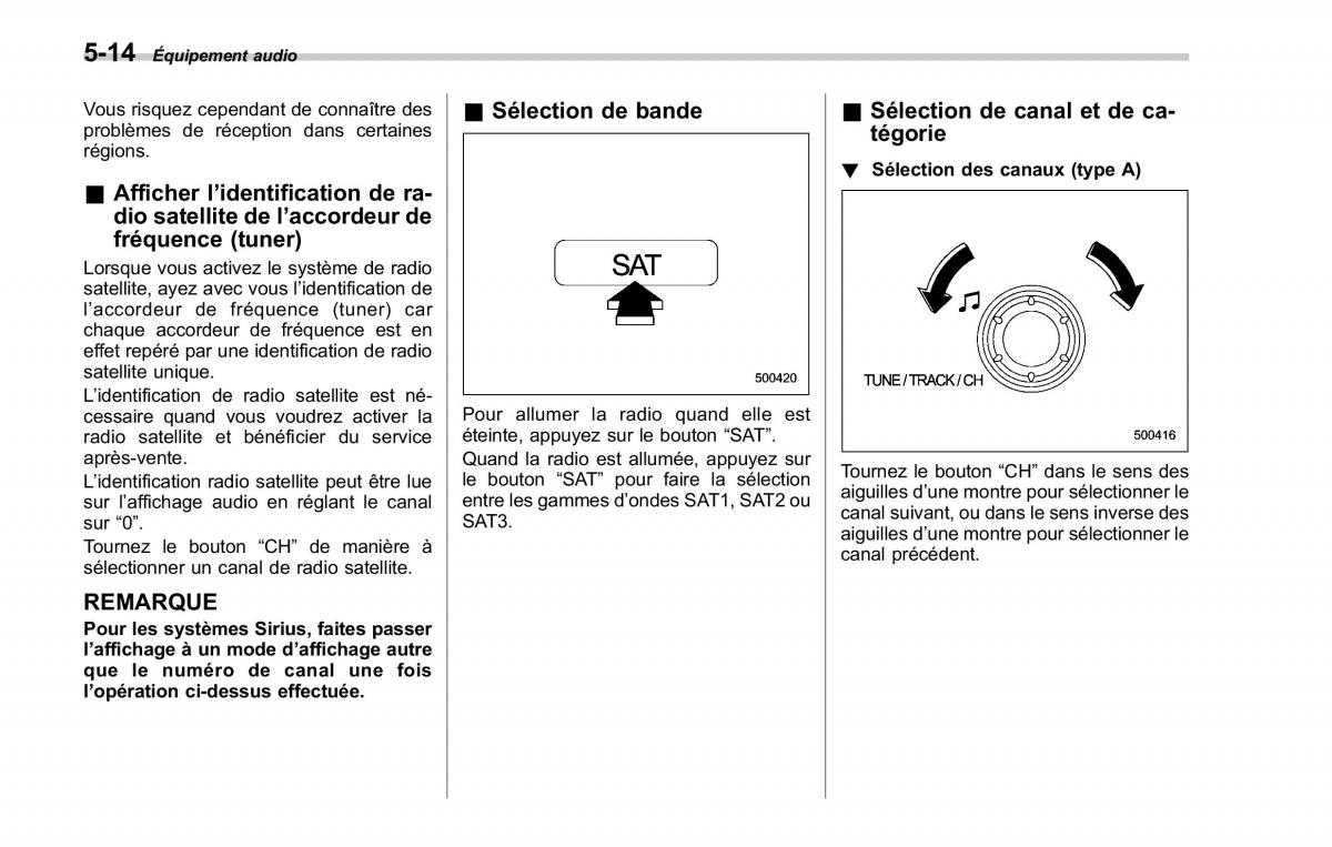 Subaru Forester II 2 manuel du proprietaire / page 198