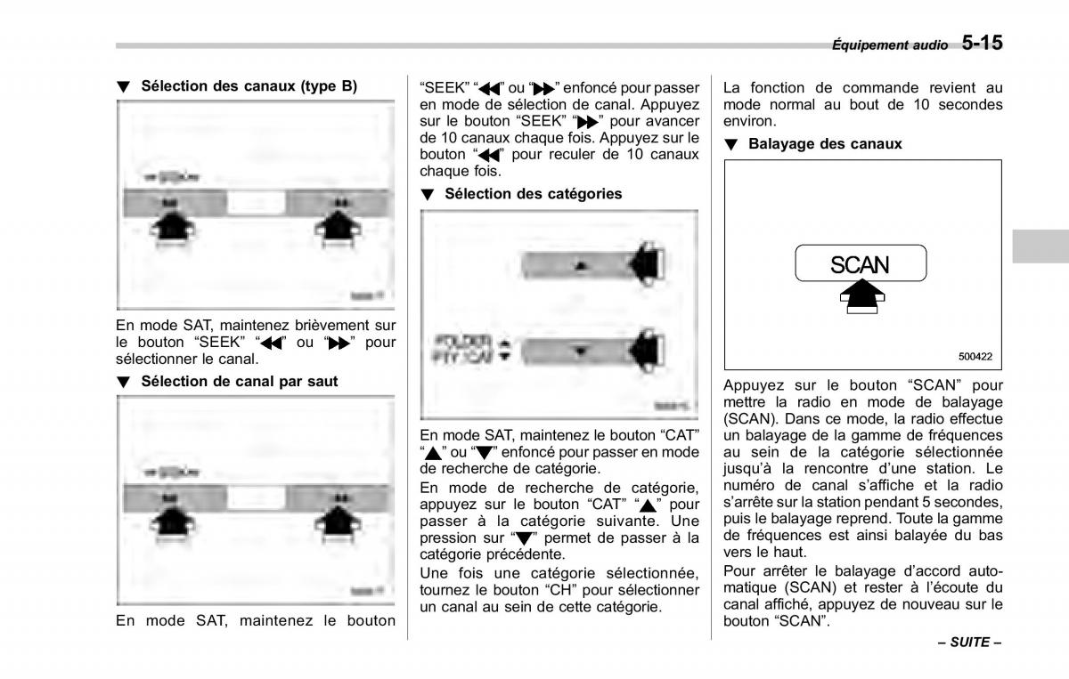 Subaru Forester II 2 manuel du proprietaire / page 199