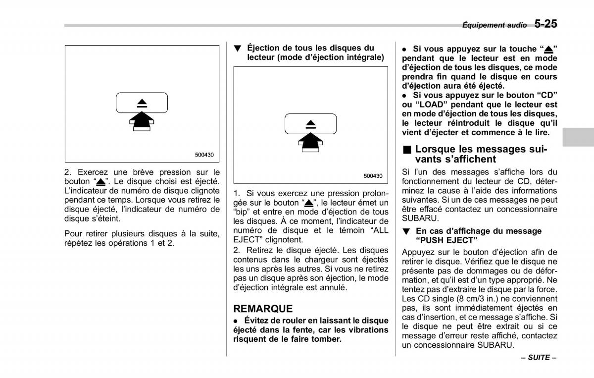 Subaru Forester II 2 manuel du proprietaire / page 209