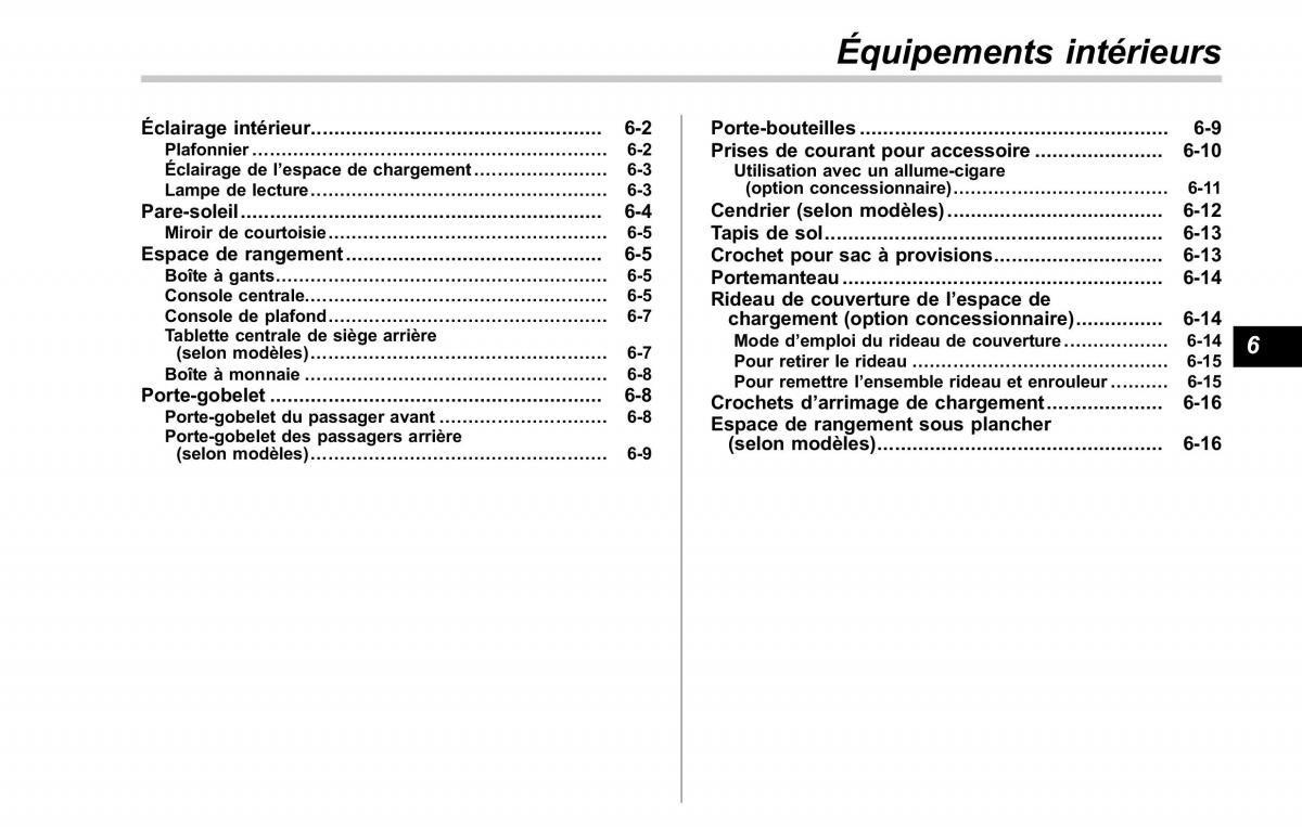 Subaru Forester II 2 manuel du proprietaire / page 215