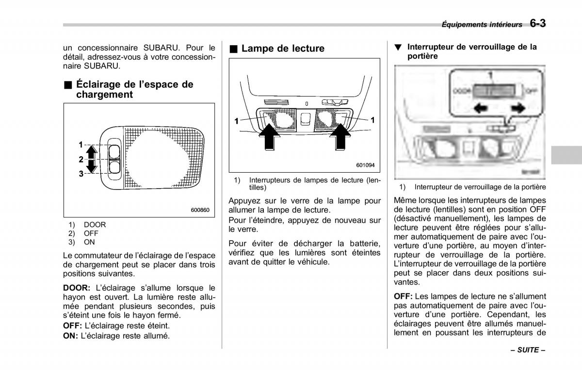 Subaru Forester II 2 manuel du proprietaire / page 217