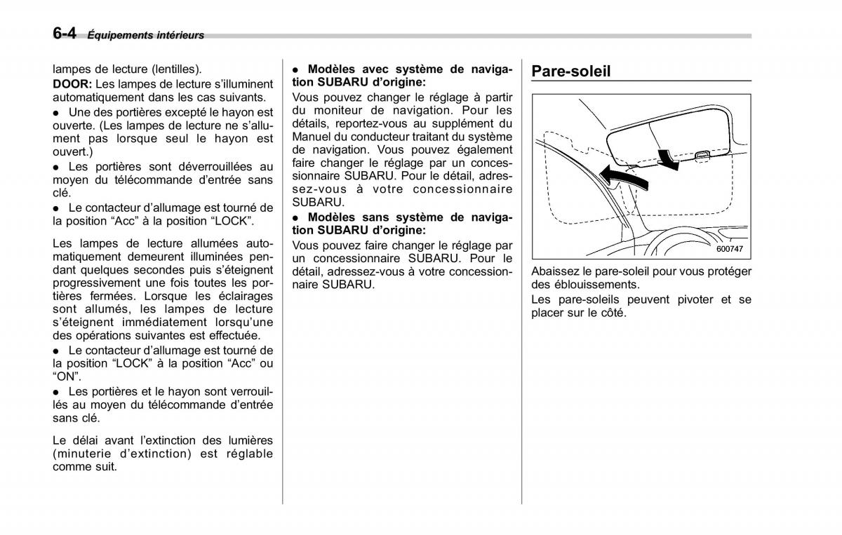 Subaru Forester II 2 manuel du proprietaire / page 218