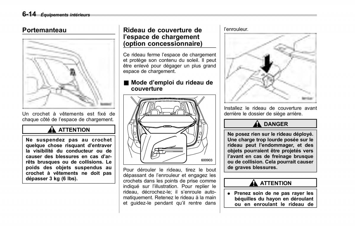 Subaru Forester II 2 manuel du proprietaire / page 228