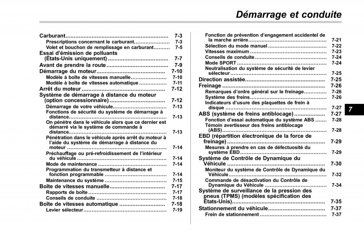 Subaru Forester II 2 manuel du proprietaire / page 233