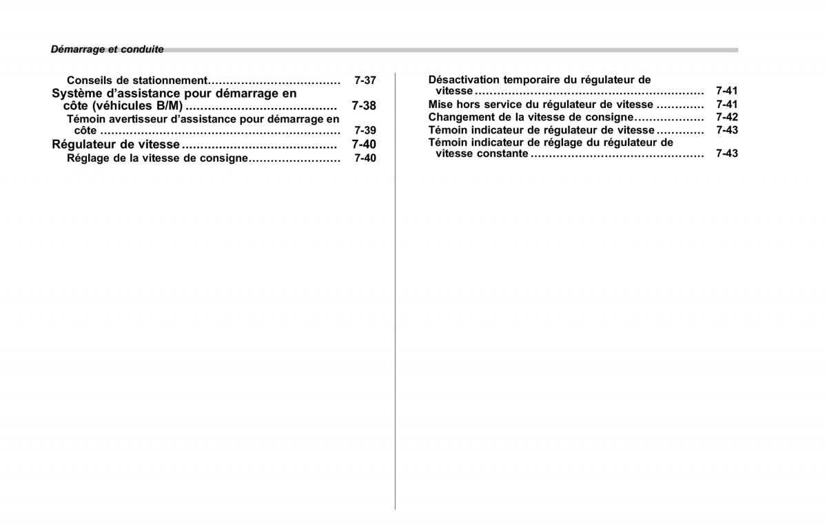 Subaru Forester II 2 manuel du proprietaire / page 234