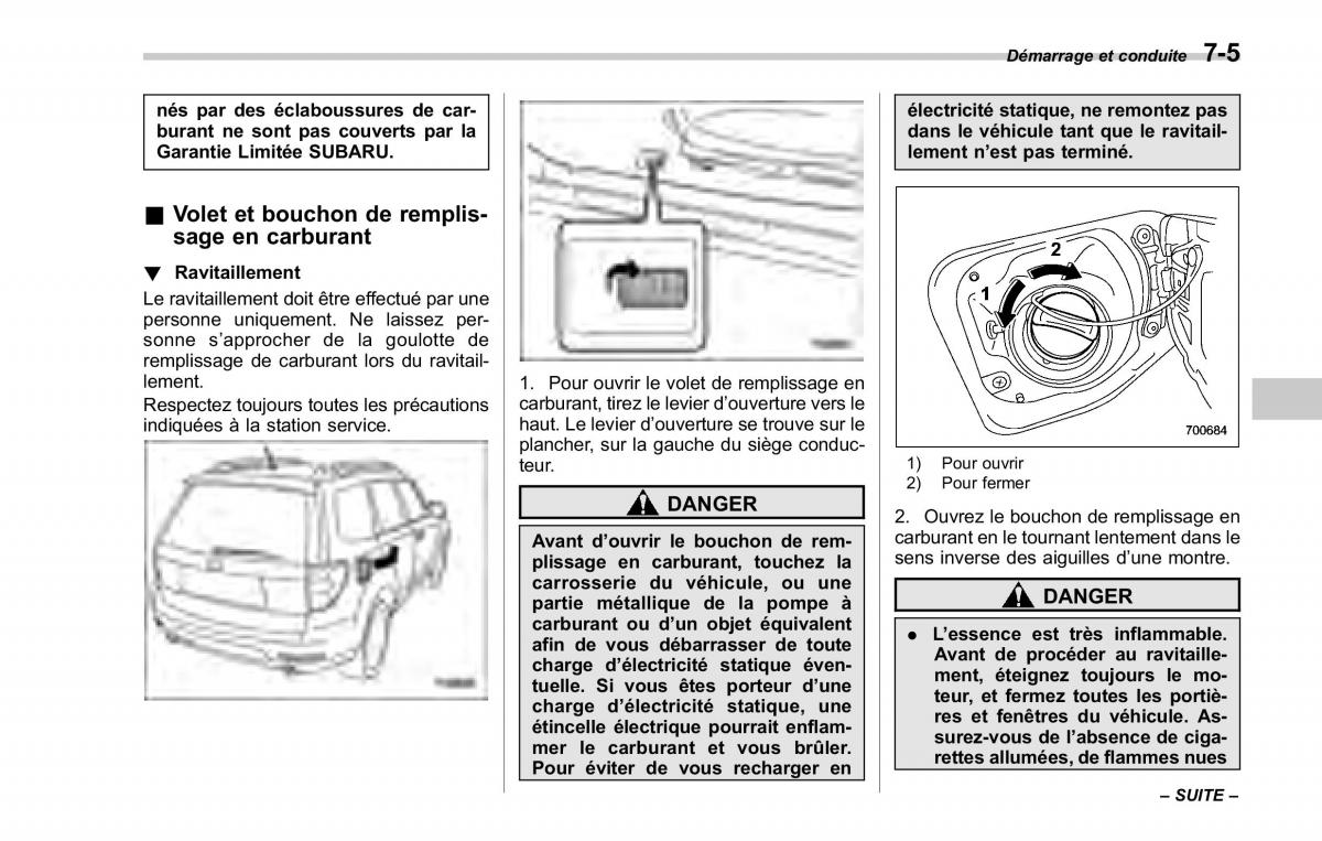 Subaru Forester II 2 manuel du proprietaire / page 237