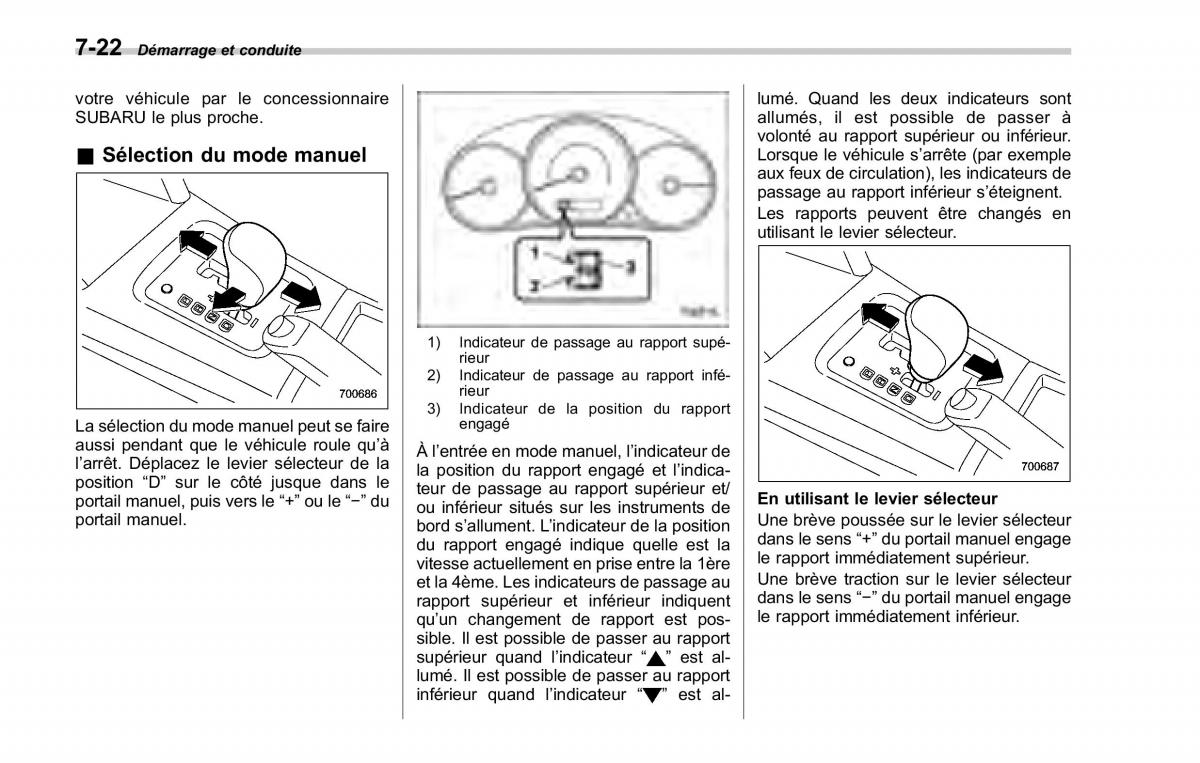 Subaru Forester II 2 manuel du proprietaire / page 254