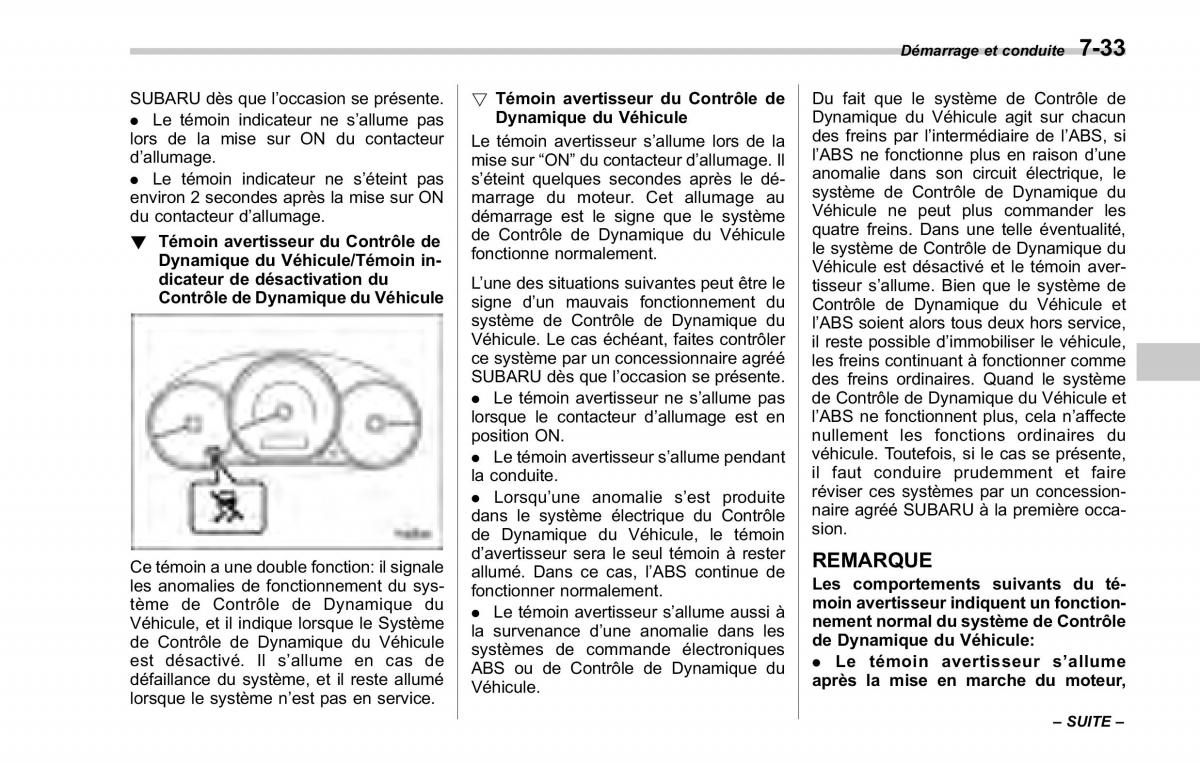 Subaru Forester II 2 manuel du proprietaire / page 265