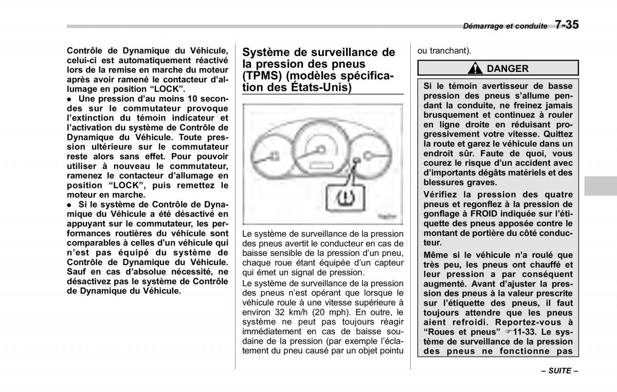 Subaru Forester II 2 manuel du proprietaire / page 267