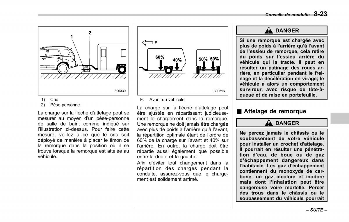 Subaru Forester II 2 manuel du proprietaire / page 299