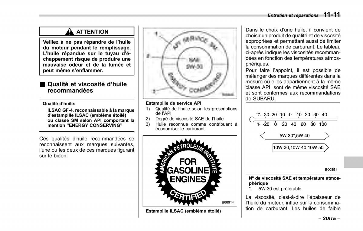 Subaru Forester II 2 manuel du proprietaire / page 341