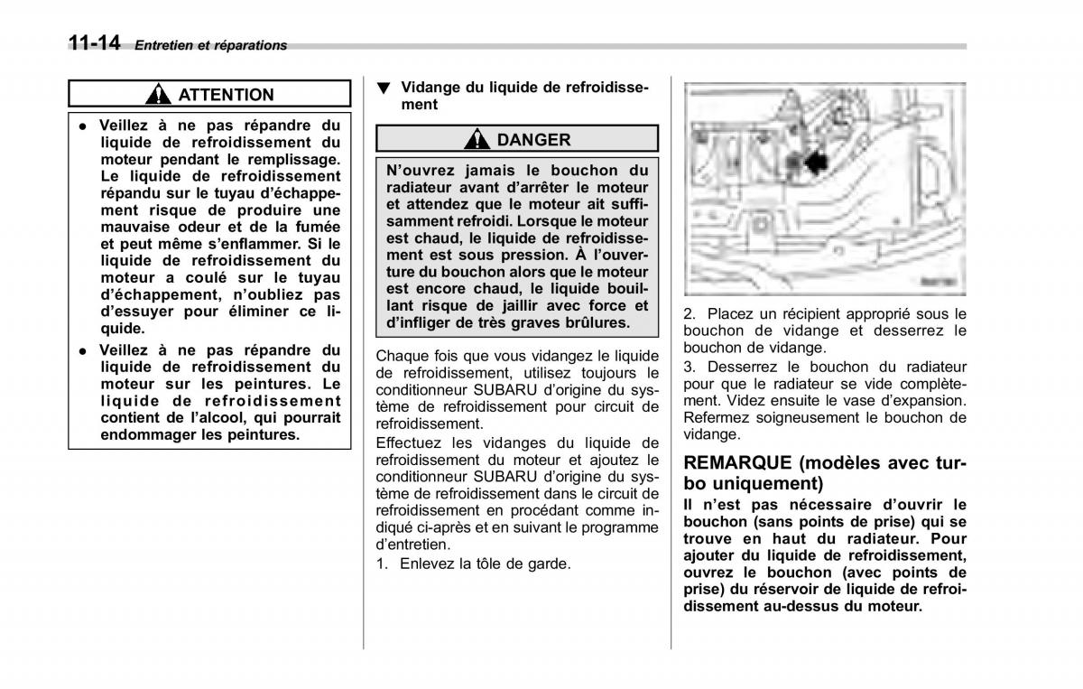 Subaru Forester II 2 manuel du proprietaire / page 344