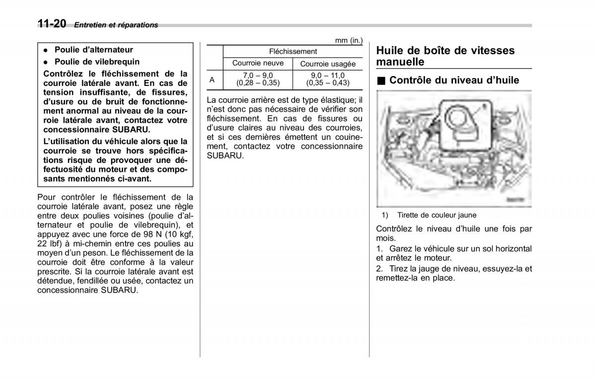 Subaru Forester II 2 manuel du proprietaire / page 350