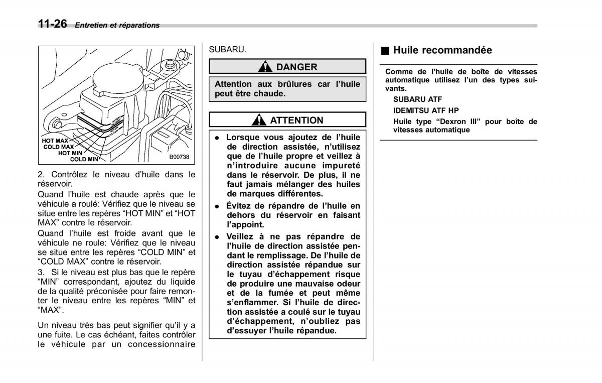 Subaru Forester II 2 manuel du proprietaire / page 356