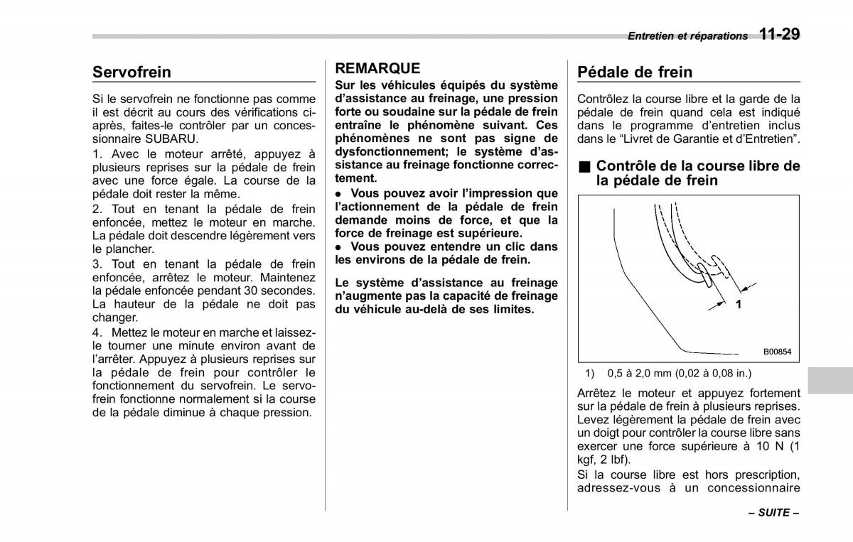 Subaru Forester II 2 manuel du proprietaire / page 359