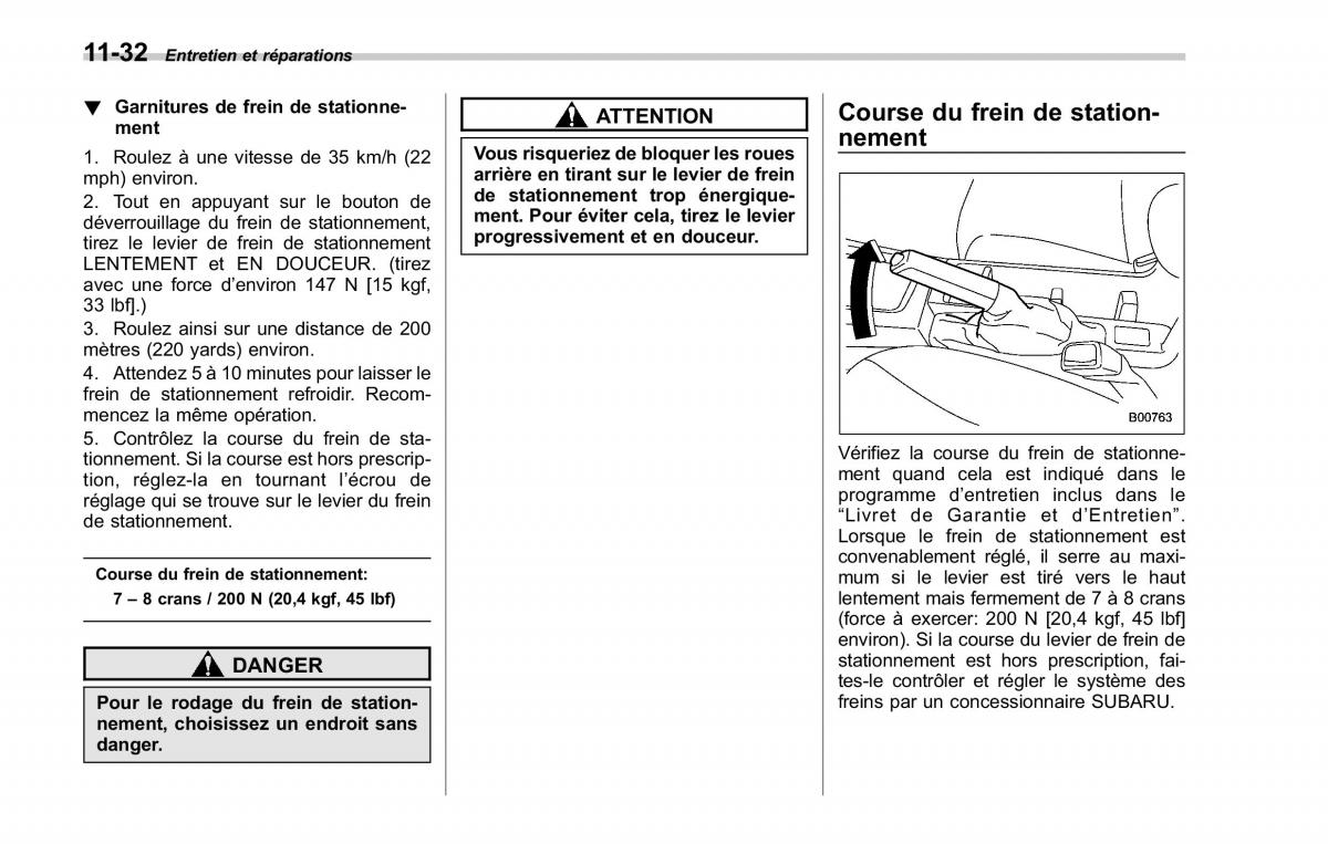 Subaru Forester II 2 manuel du proprietaire / page 362