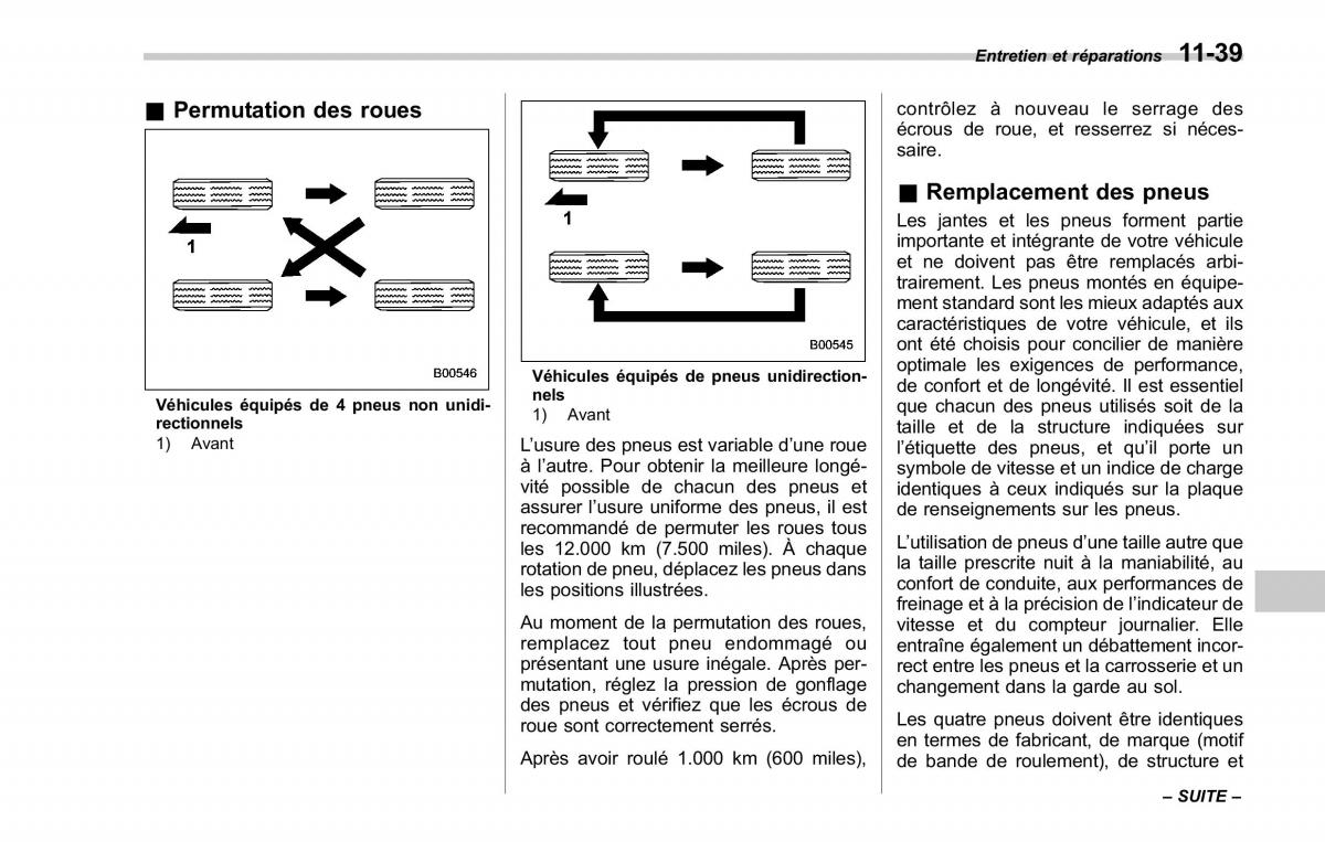 Subaru Forester II 2 manuel du proprietaire / page 369