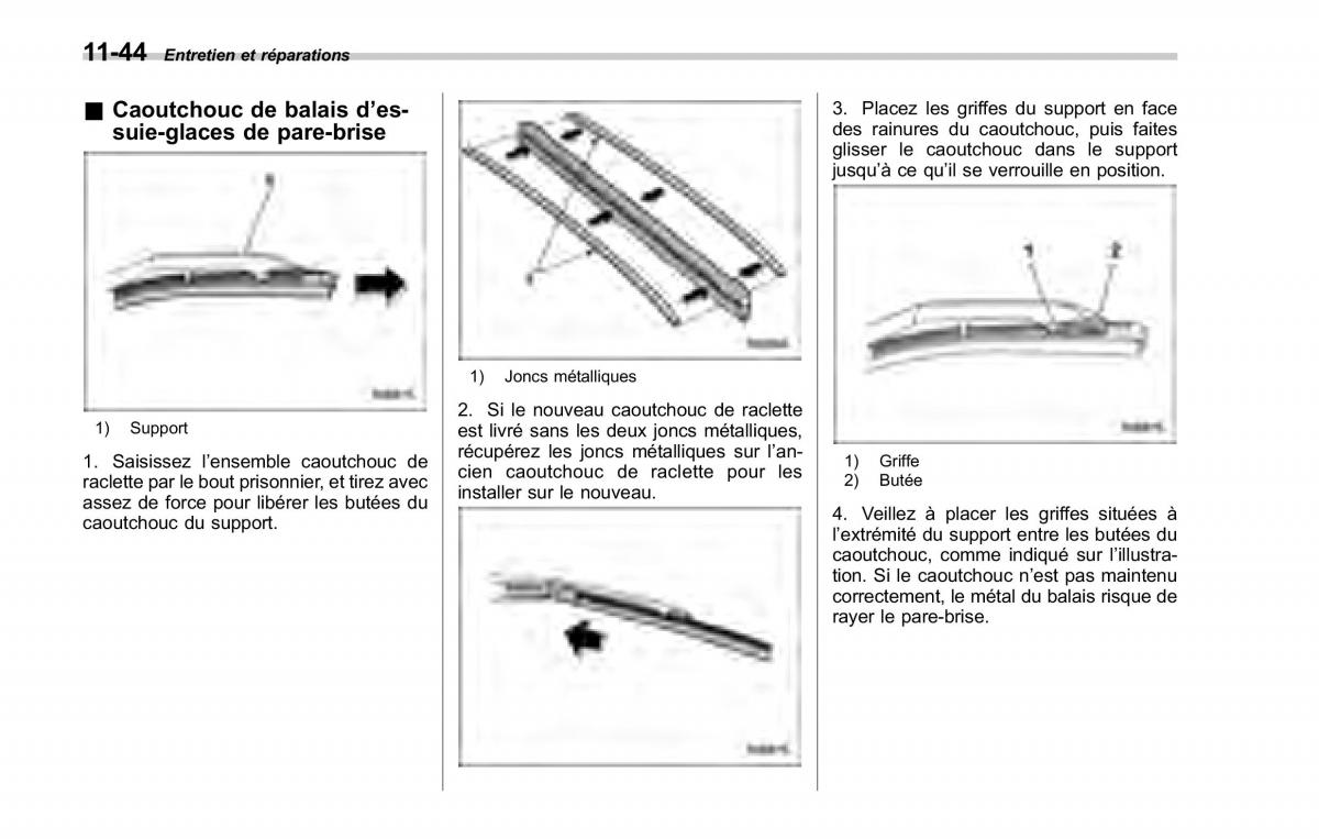 Subaru Forester II 2 manuel du proprietaire / page 374