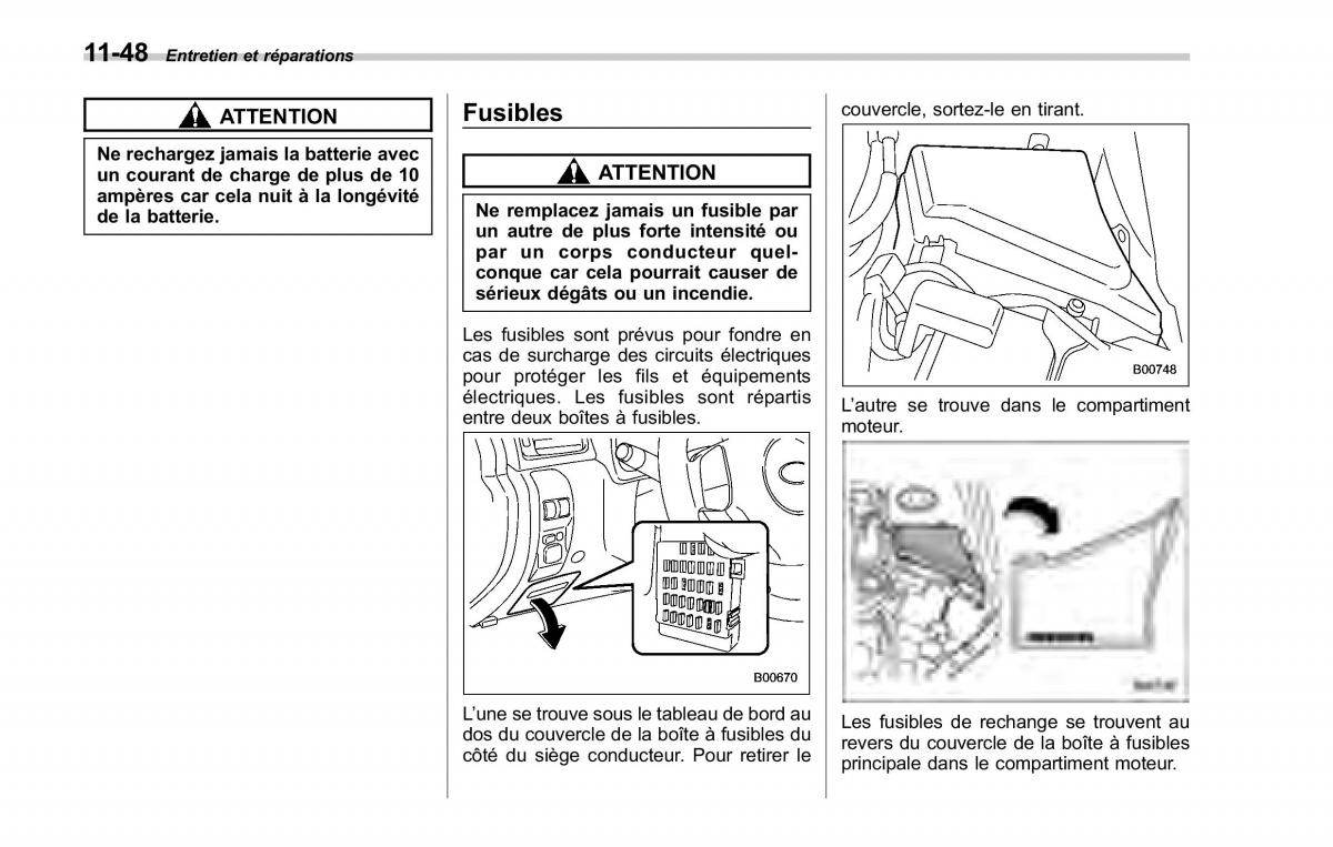 Subaru Forester II 2 manuel du proprietaire / page 378