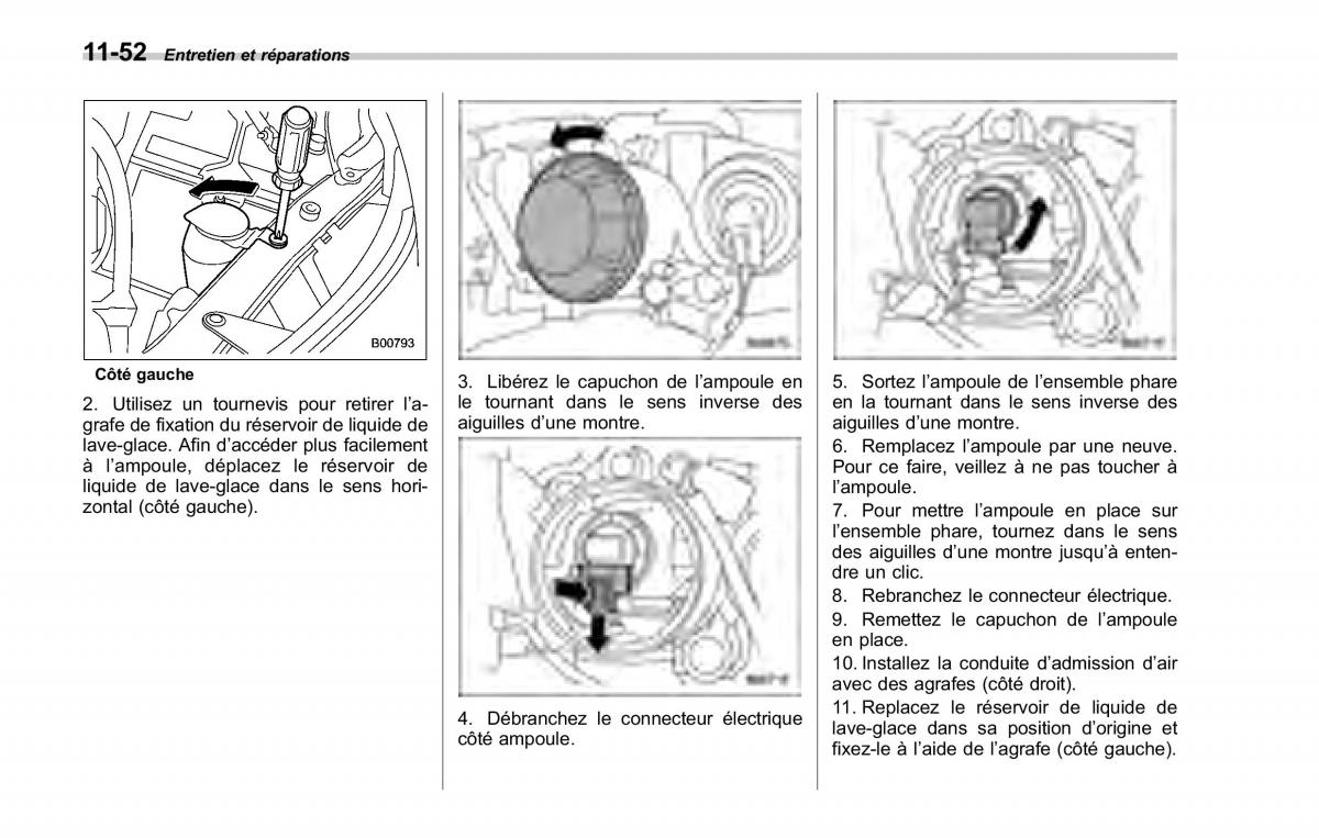 Subaru Forester II 2 manuel du proprietaire / page 382