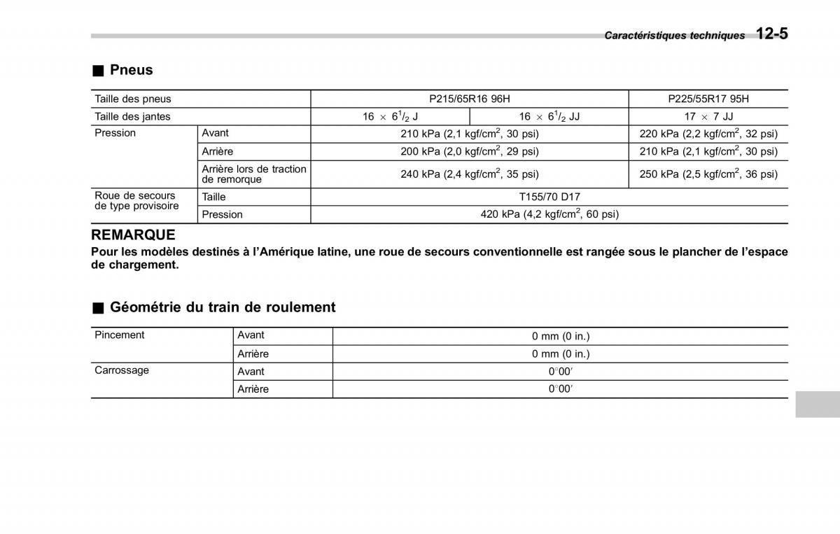 Subaru Forester II 2 manuel du proprietaire / page 391