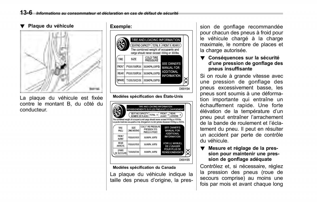 Subaru Forester II 2 manuel du proprietaire / page 406