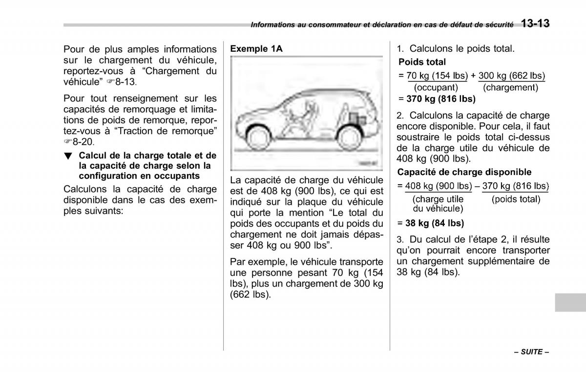 Subaru Forester II 2 manuel du proprietaire / page 413