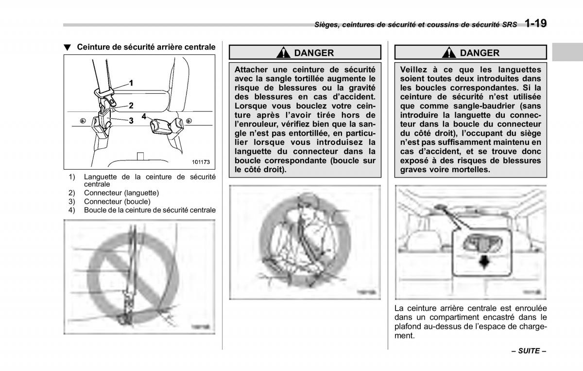 Subaru Forester II 2 manuel du proprietaire / page 47