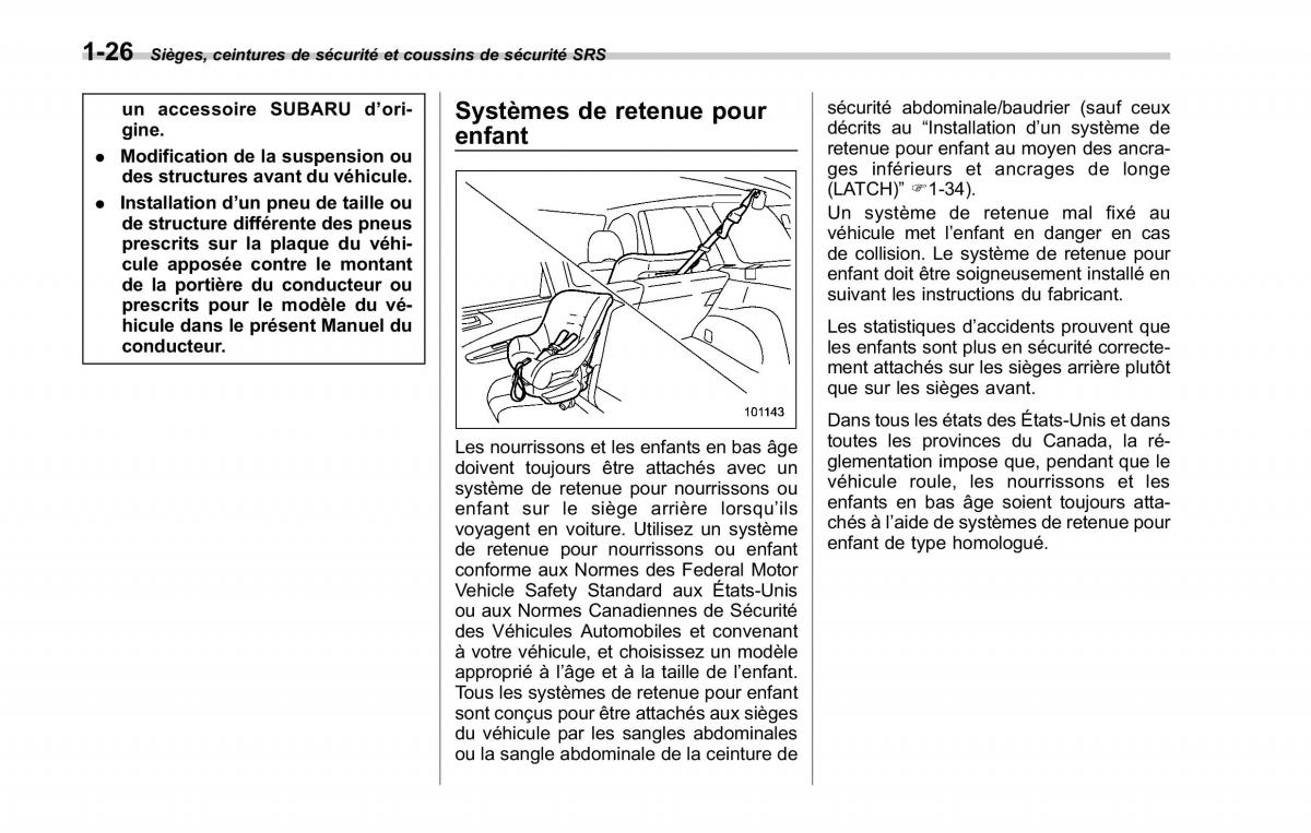 Subaru Forester II 2 manuel du proprietaire / page 54