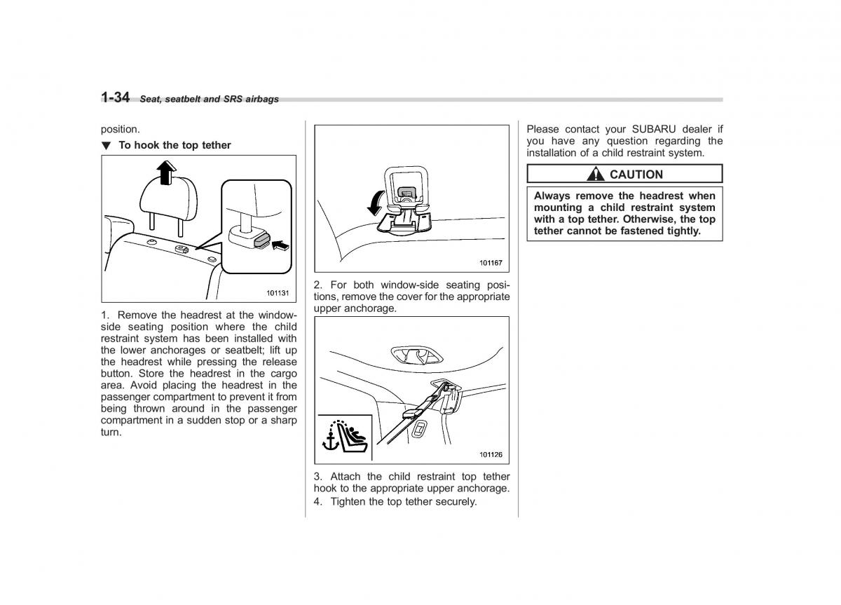 Subaru Forester III 3 owners manual / page 57