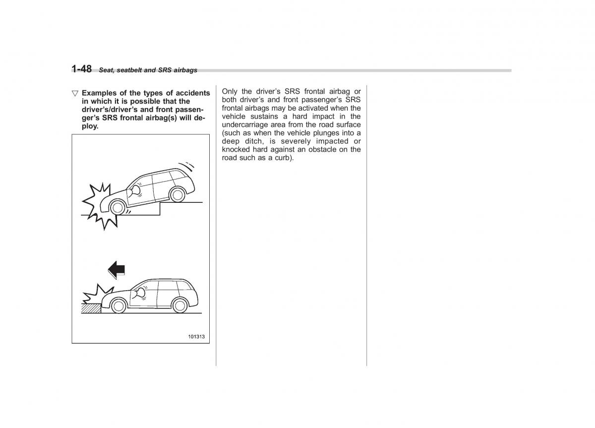 Subaru Forester III 3 owners manual / page 71