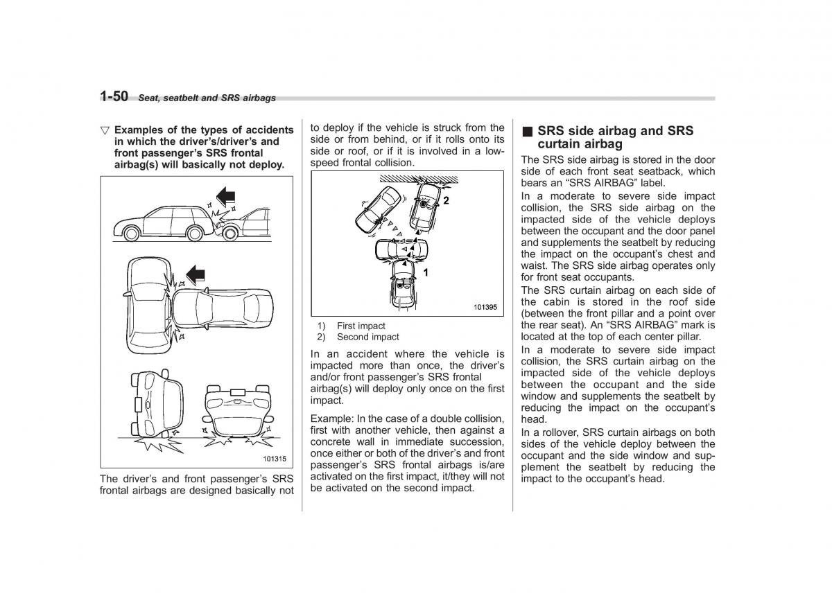 Subaru Forester III 3 owners manual / page 73