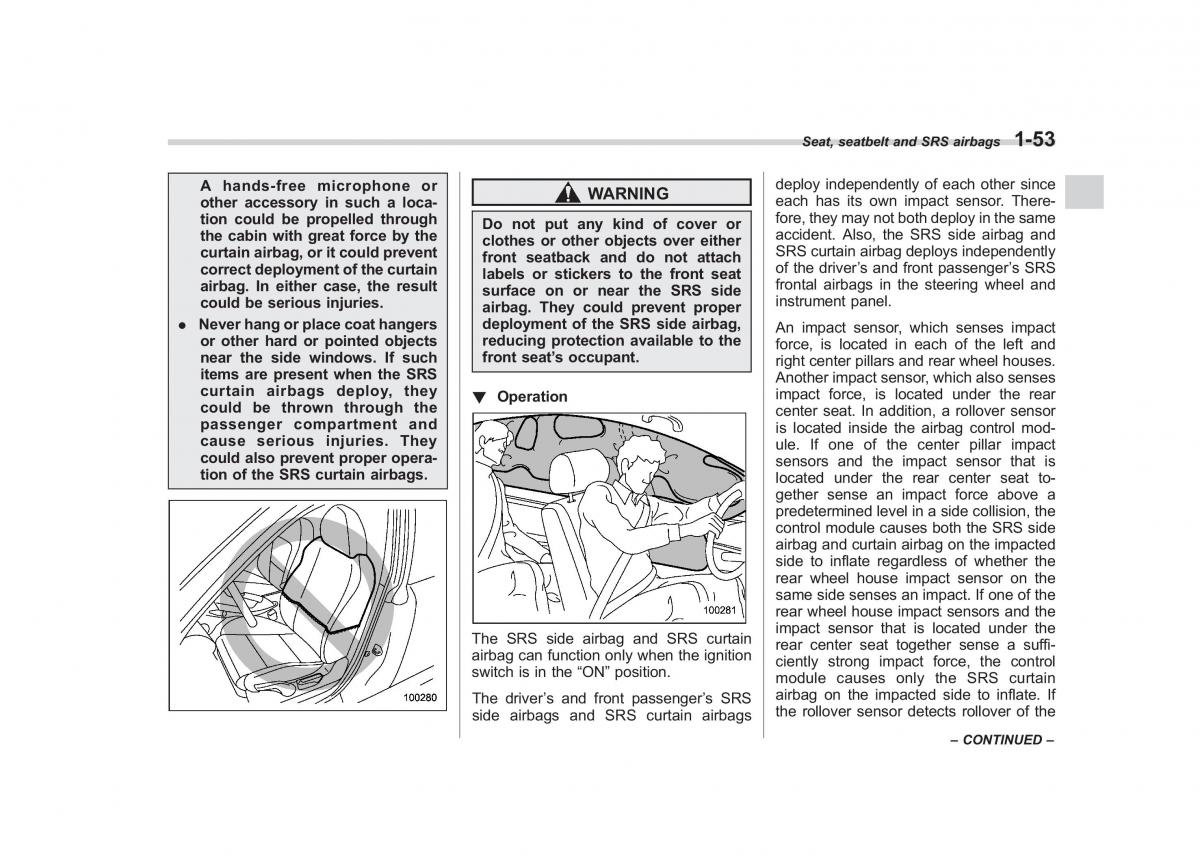 Subaru Forester III 3 owners manual / page 76