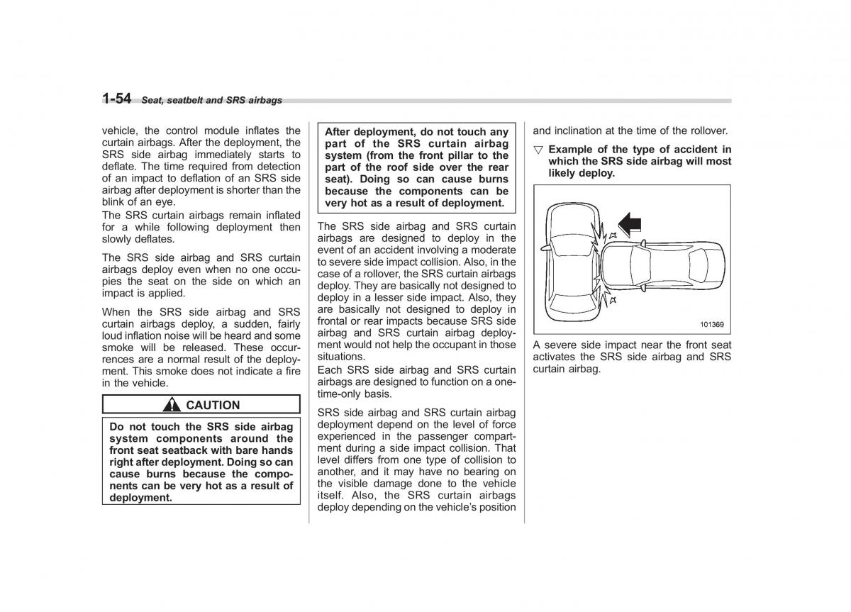 Subaru Forester III 3 owners manual / page 77