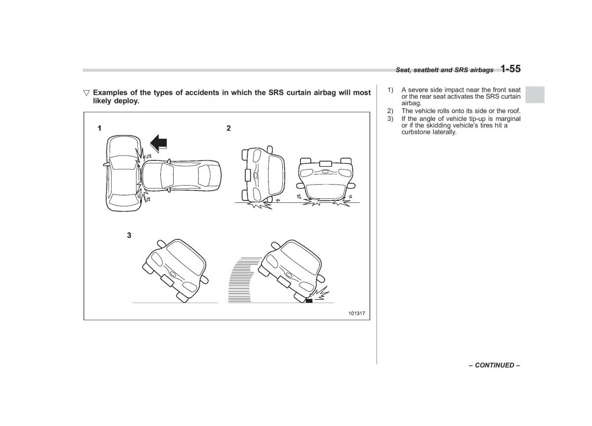 Subaru Forester III 3 owners manual / page 78