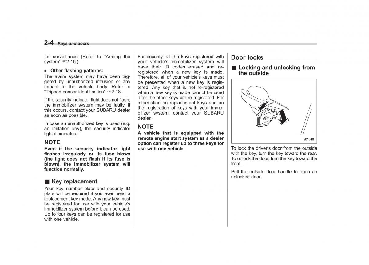 Subaru Forester III 3 owners manual / page 89