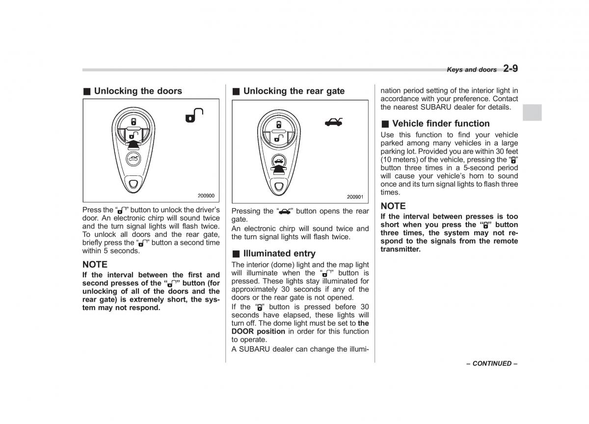 Subaru Forester III 3 owners manual / page 94