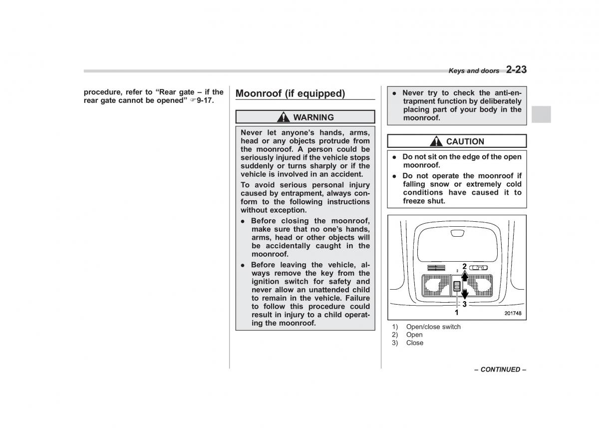 Subaru Forester III 3 owners manual / page 108