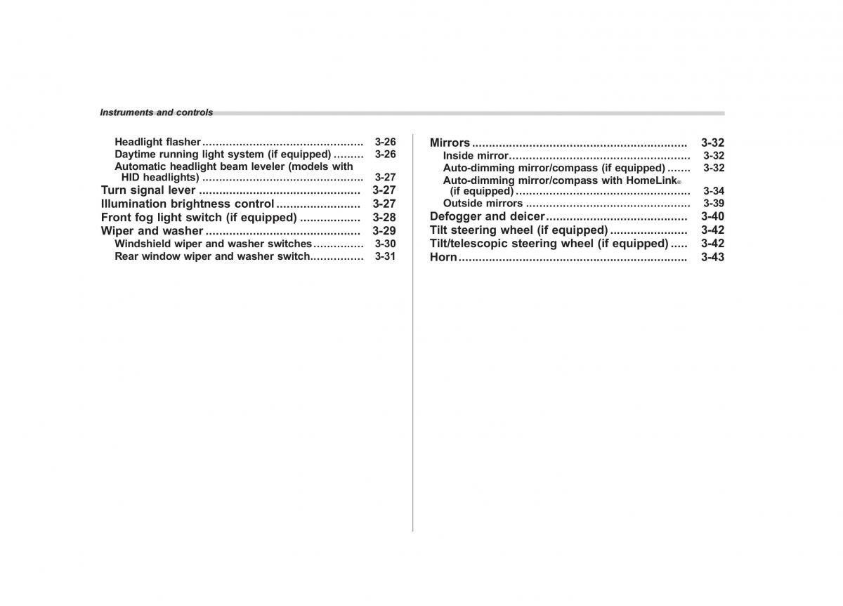 Subaru Forester III 3 owners manual / page 113