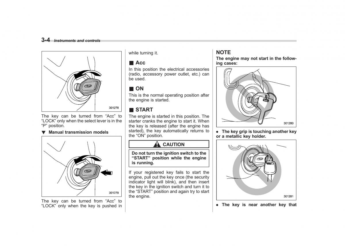 Subaru Forester III 3 owners manual / page 115