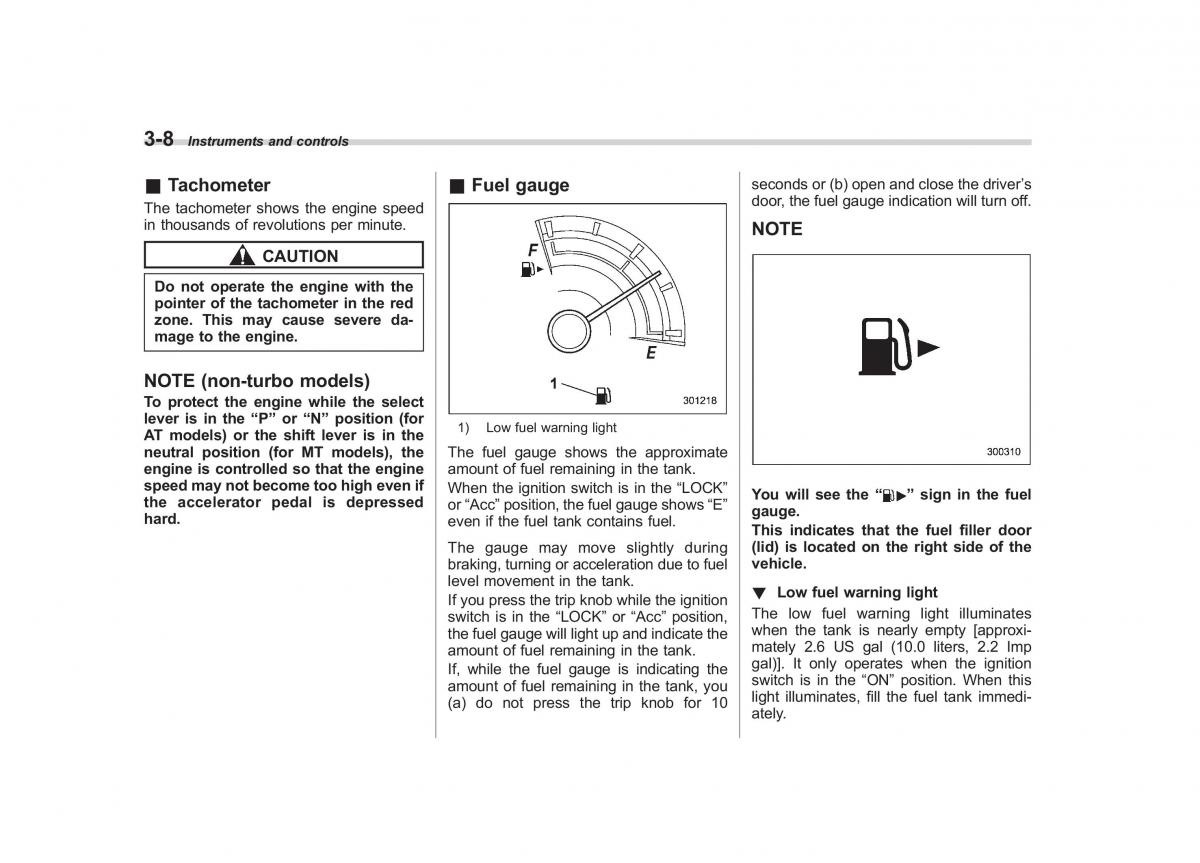 Subaru Forester III 3 owners manual / page 119