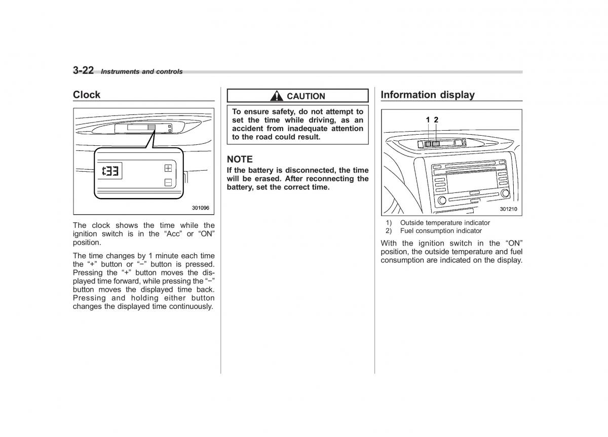 Subaru Forester III 3 owners manual / page 133