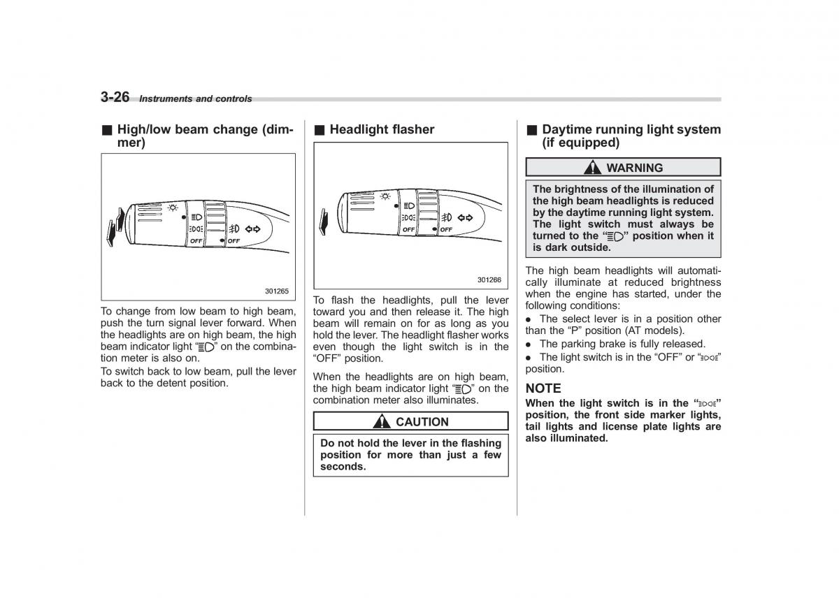 Subaru Forester III 3 owners manual / page 137