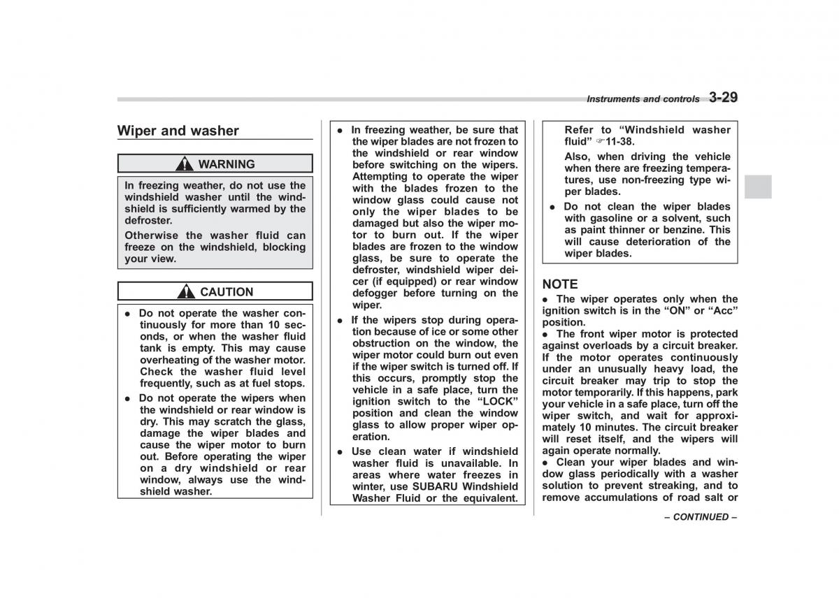 Subaru Forester III 3 owners manual / page 140